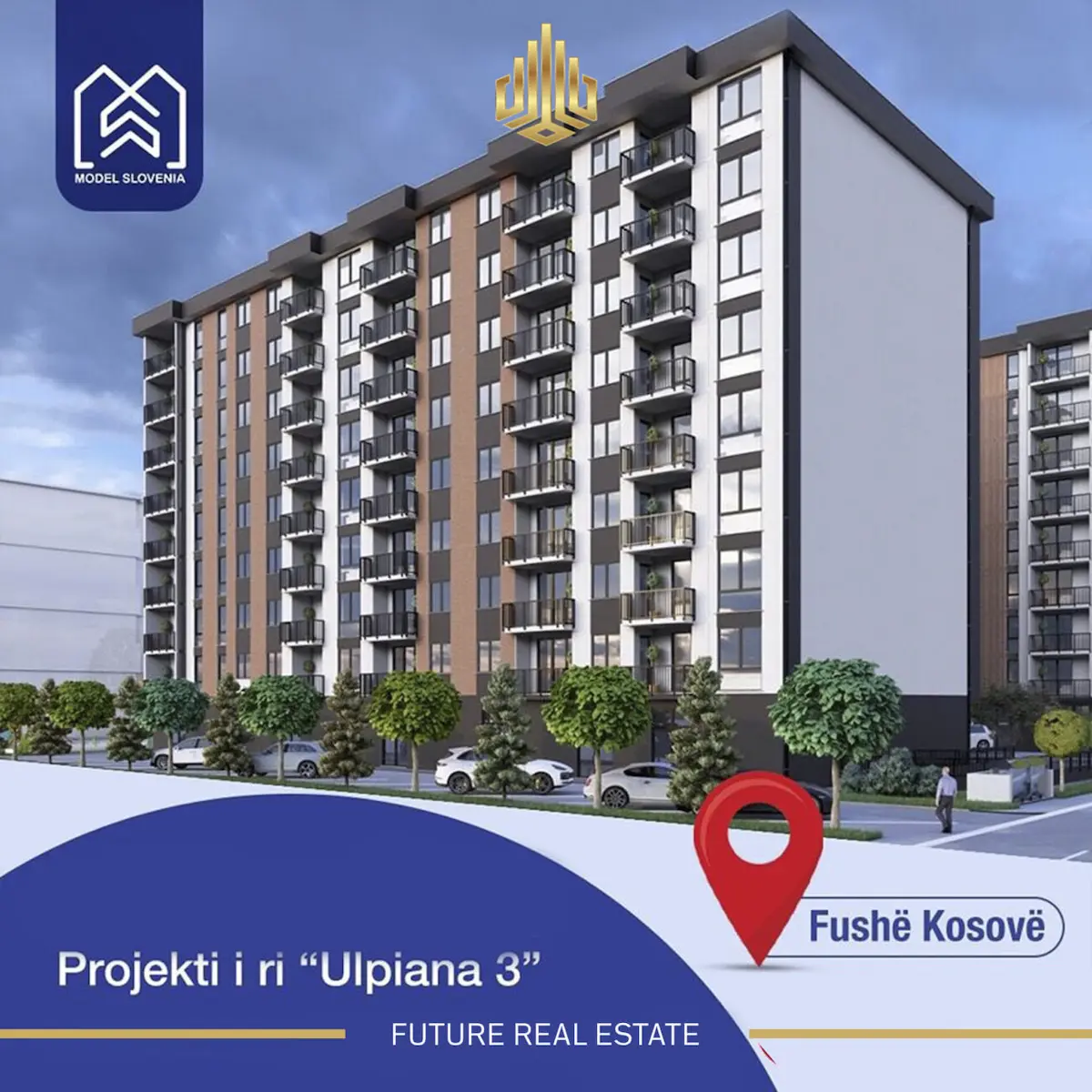 Banesa në SHITJE / 102m2 banesë/apartment në Fushë Kosovë