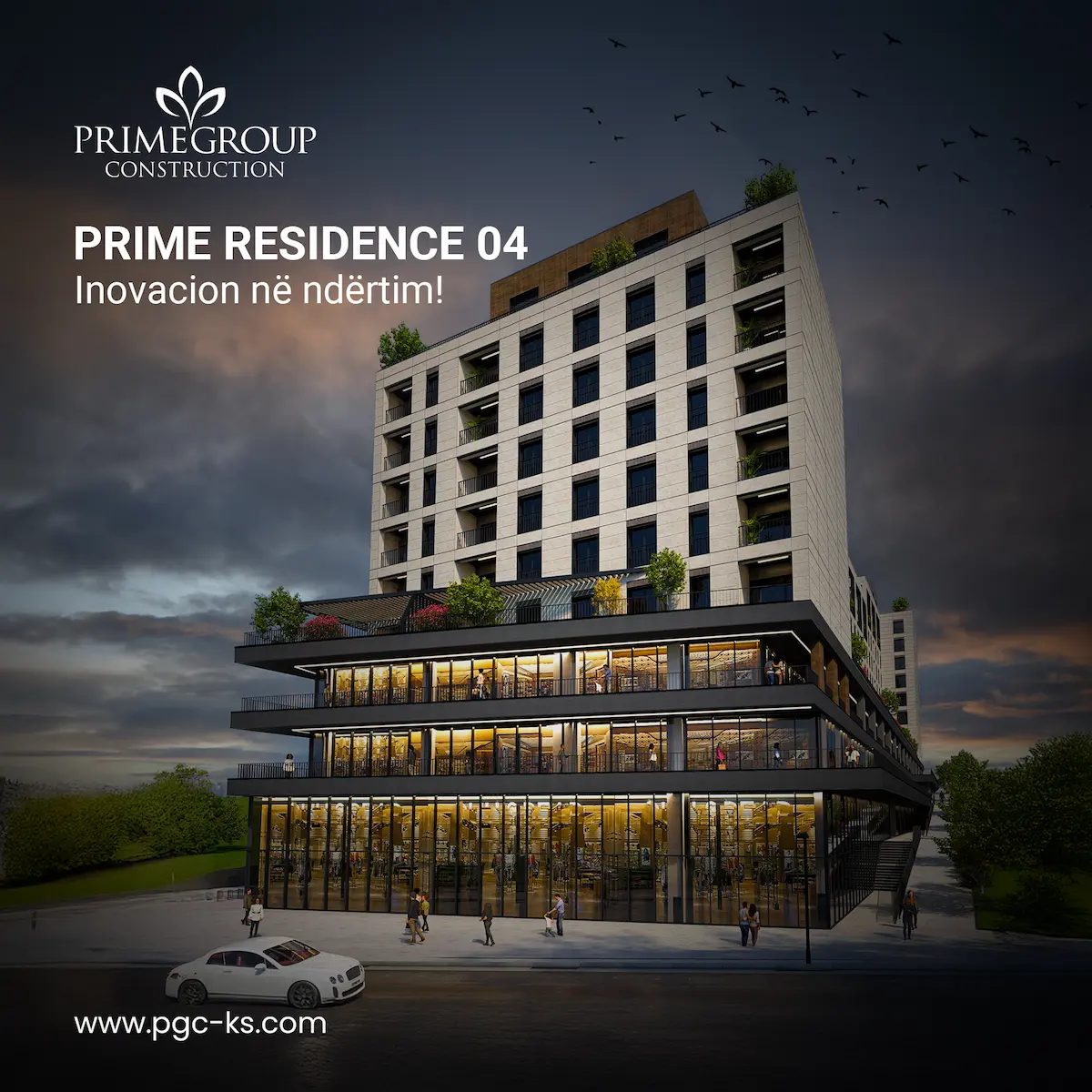 Prime Residence 04 banesë/apartment në Prishtinë