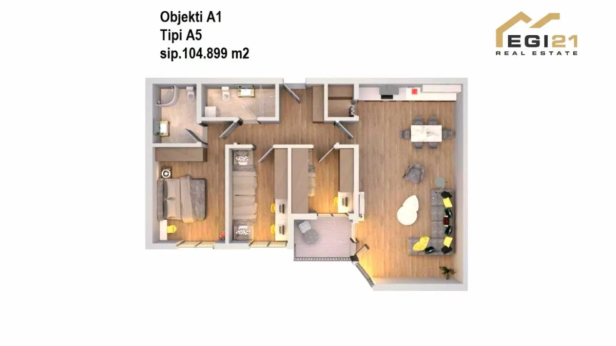 Banesë në SHITJE , 104.899m² Fushë Kosovë banesë/apartment në Fushë Kosovë