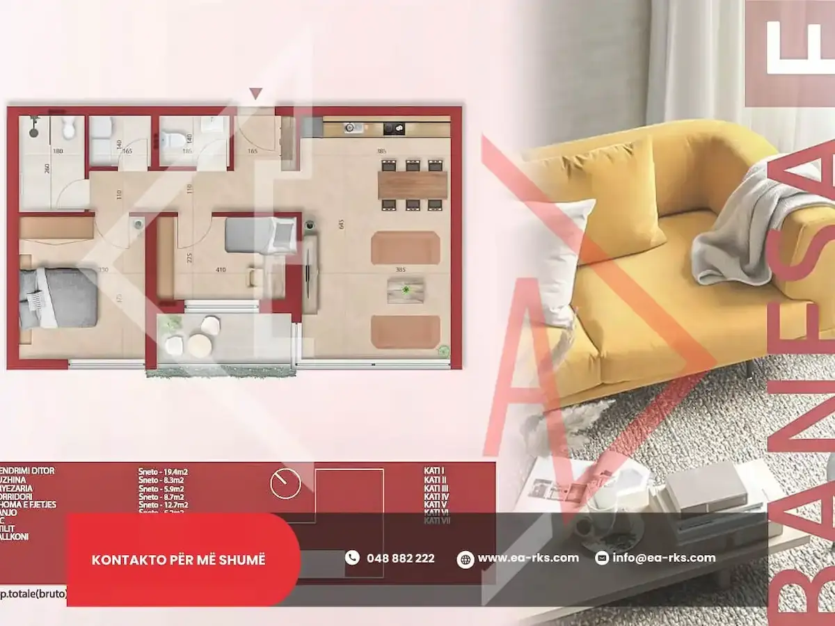 BANESË ME QIRA NË LAGJEN E MUHAXHERËVE! banesë/apartment në Prishtinë