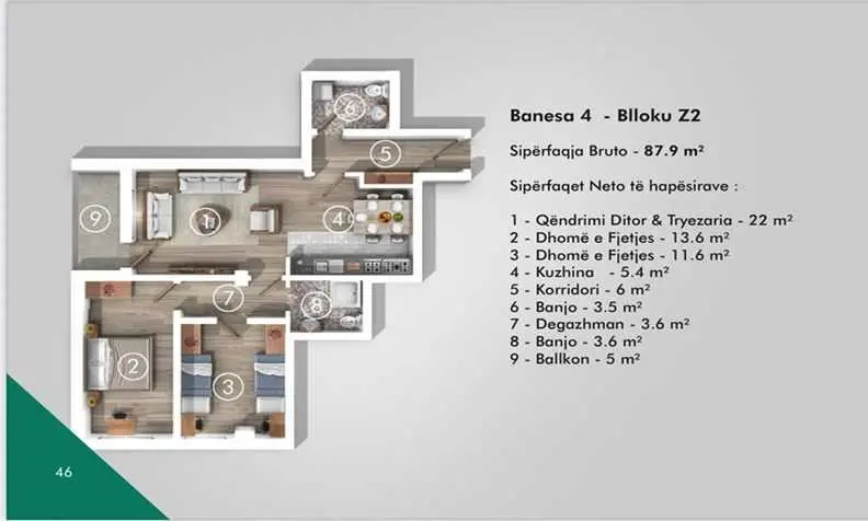 Banesë në #shitje tek Prishtina e Re banesë/apartment në Prishtinë